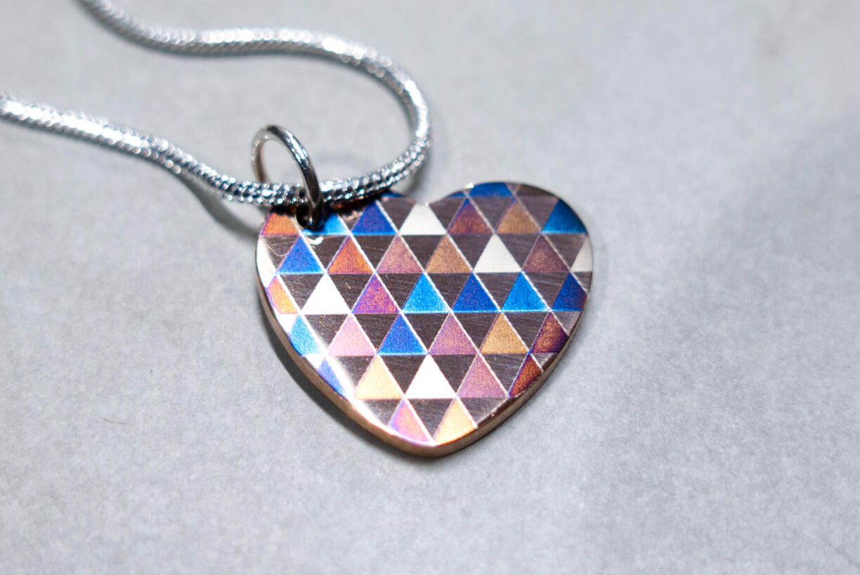 Rose Gold SS Heart Necklace - Array Collection